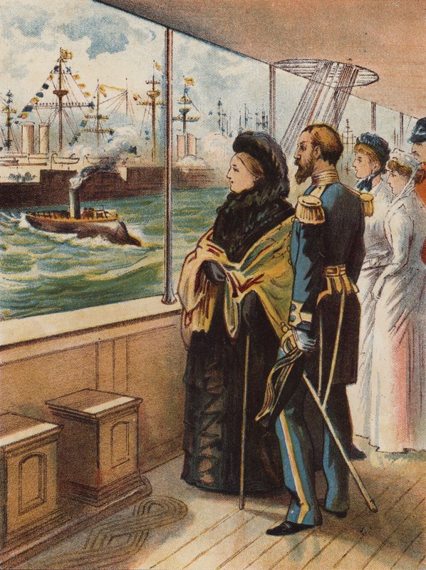 Jubilæumsfestivalen i Spithead, 1897 af English School