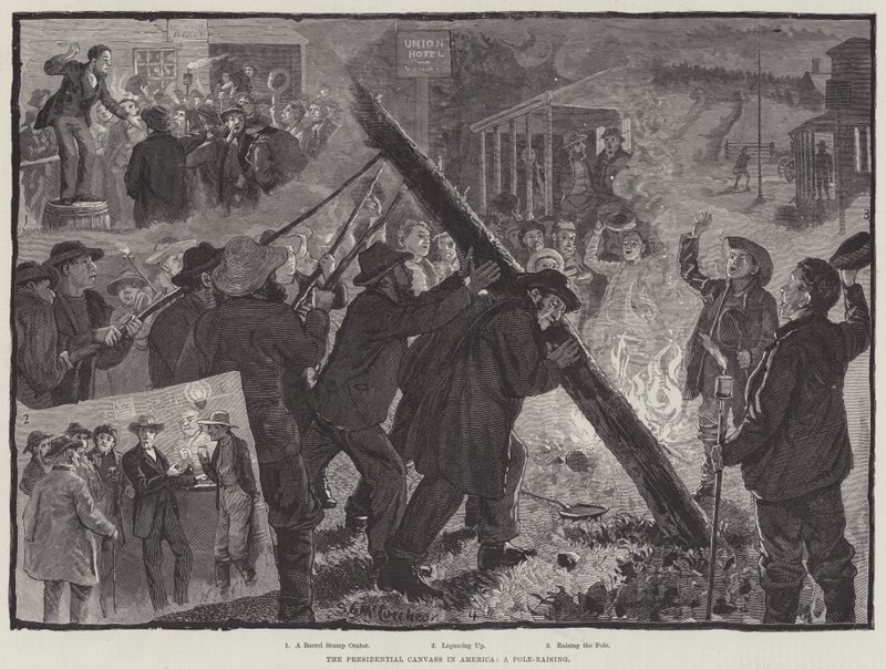 Presidential Canvass in America, a Pole-Rising af English School