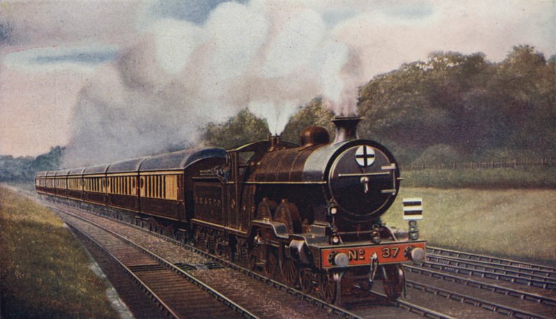 The Southern Belle, en kæde af luksusvestibuler, London, Brighton og South Coast Railway af English School