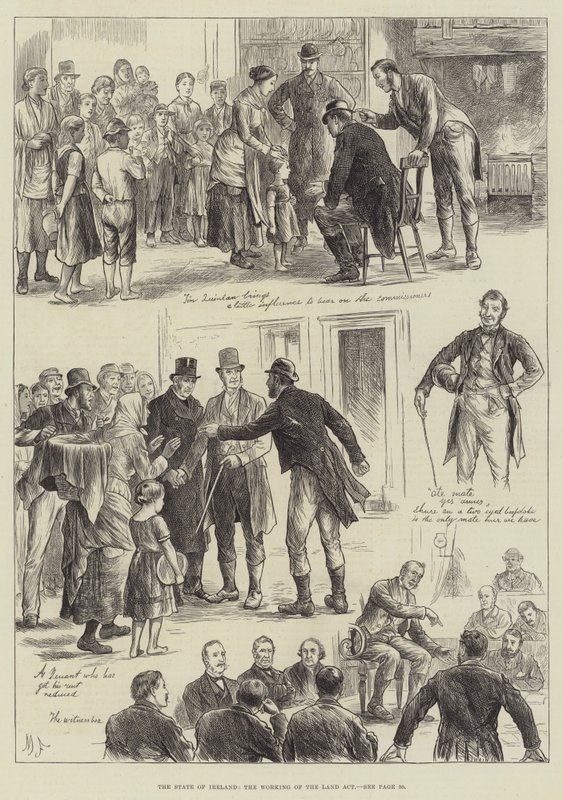 The State of Ireland, the Working of the Land Act af English School