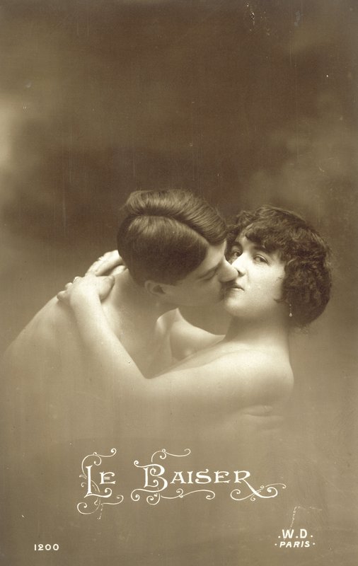 Le Baiser, Kiss, Kissing, Kissing af French Photographer