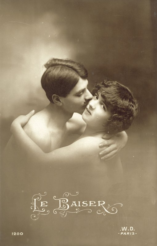 Le Baiser, Kiss, Kissing, Kissing af French Photographer