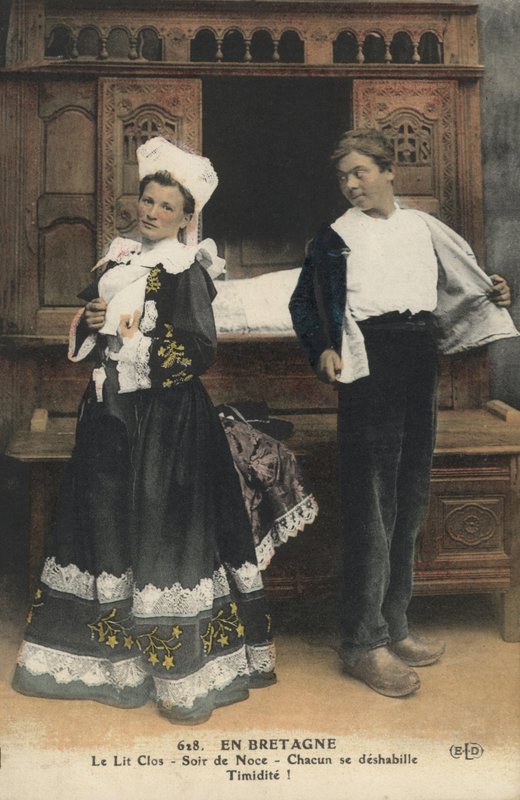 Traditionel bretonsk kjole af French Photographer