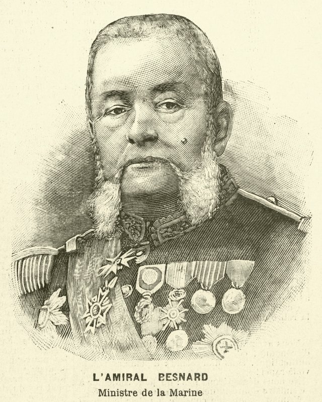 Admiral Besnard, fransk flådeminister af French School