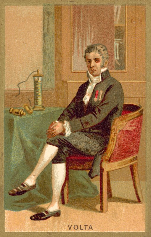 Alessandro Volta, italiensk fysiker af French School