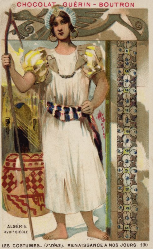 Algerisk kostume, 1700-tallet af French School