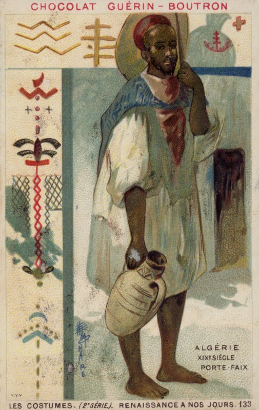 Algerisk portør, 1800-tallet af French School