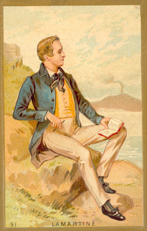 Alphonse de Lamartine, fransk forfatter, digter og politiker af French School