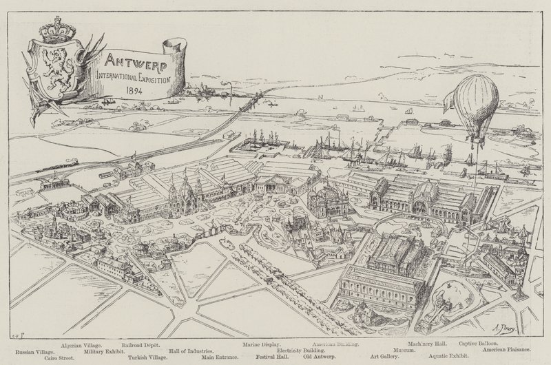 Antwerpens internationale udstilling, 1894 af French School