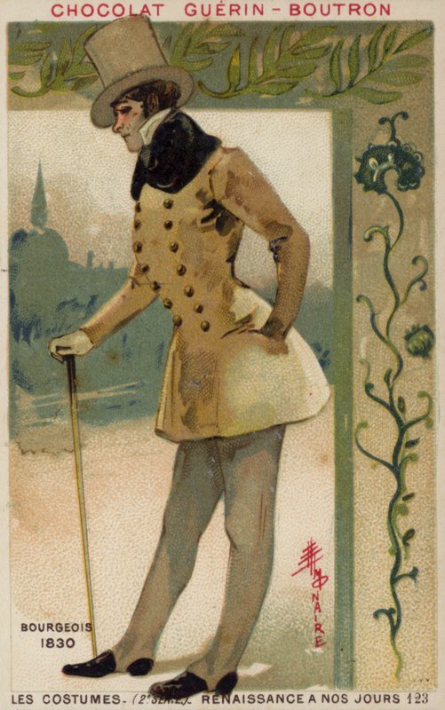 Borgerlig kostume, 1830 af French School