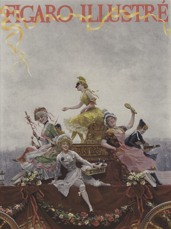 Forside af Le Figaro Illustre, marts 1891 af French School