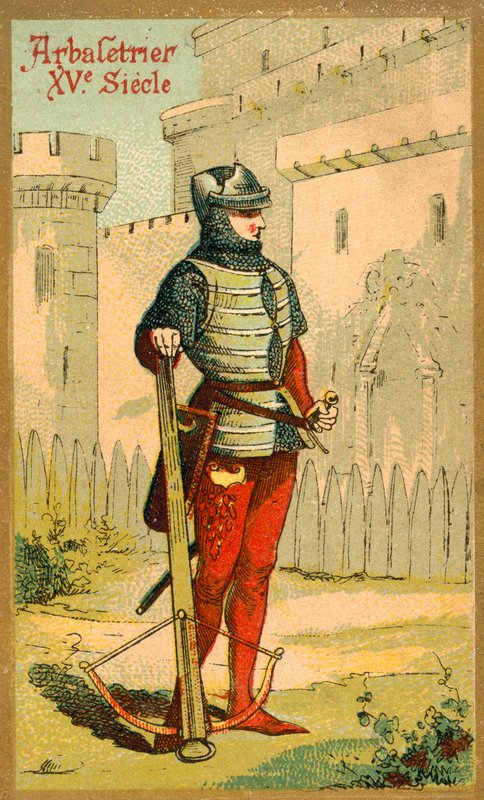 Crossbowman, 15. århundrede af French School