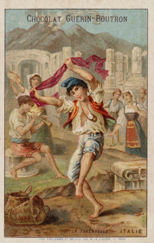 Danser tarantella, Italien af French School