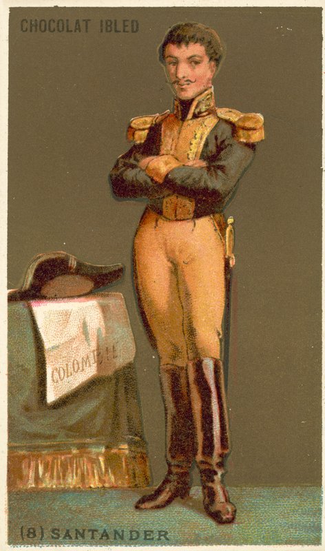 Francisco de Paula Santander, colombiansk soldat og politiker af French School