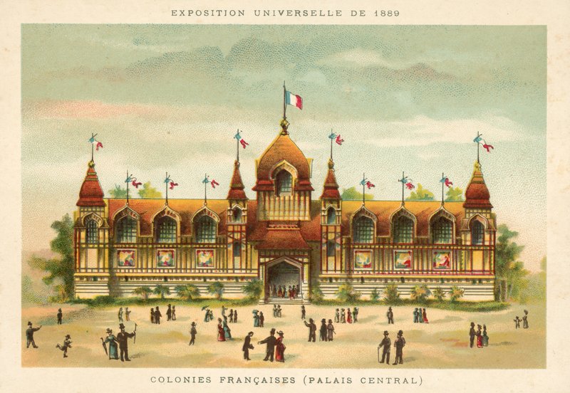 Franske kolonier (Centralpaladset), Verdensudstilling 1889, Paris af French School