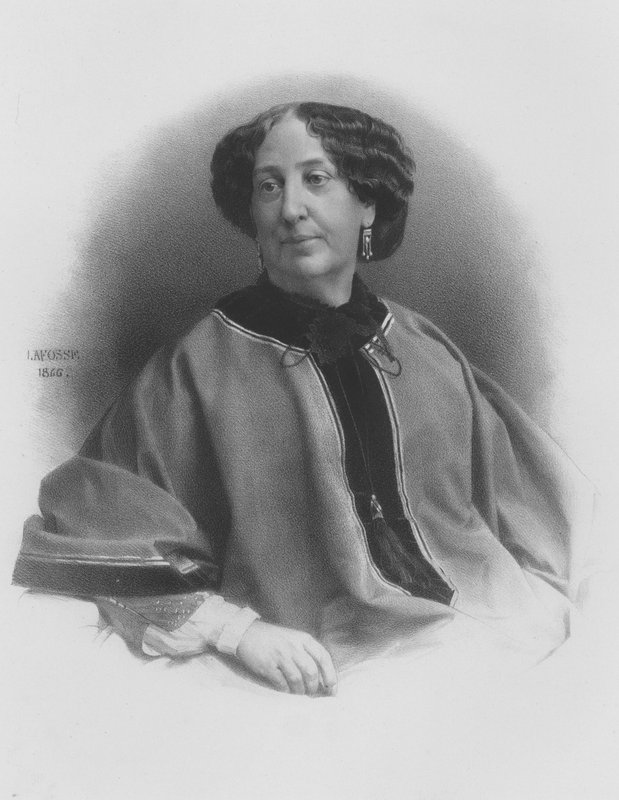 Georges Sand af French School