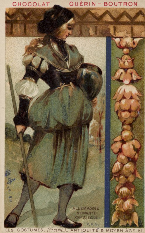 Tysk tjenestepige, 1300-tallet af French School