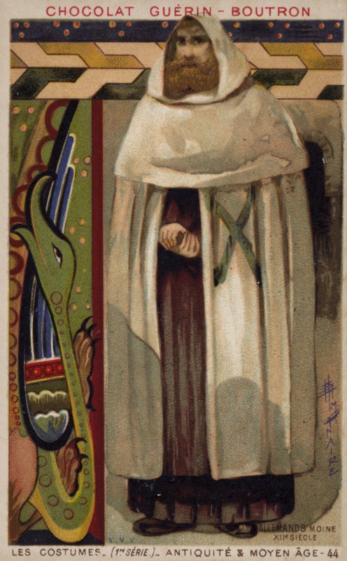 Tysk munk, 1100-tallet af French School
