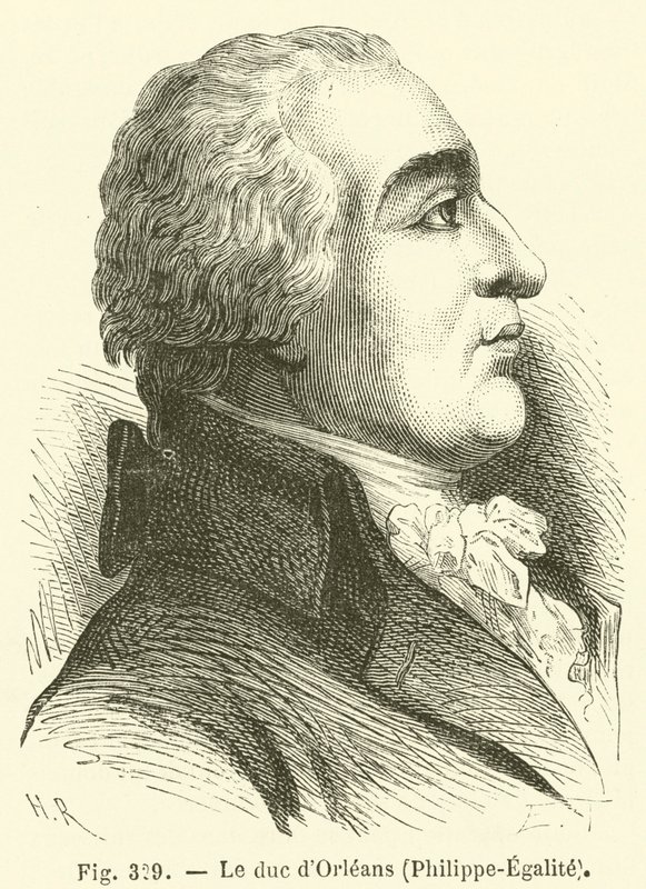 Hertugen af ​​Orleans, Philippe-Egalite af French School