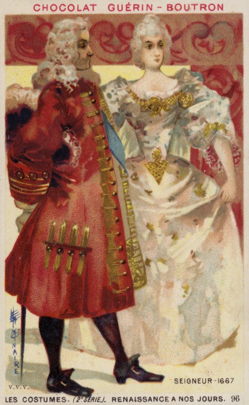 Herre og frue, 1667 af French School
