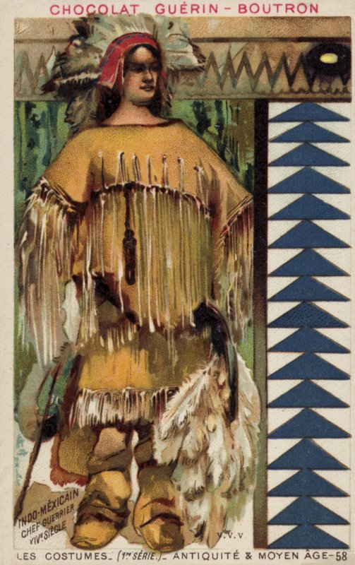 Mexicansk indianerkrigerhøvding, 14. århundrede af French School