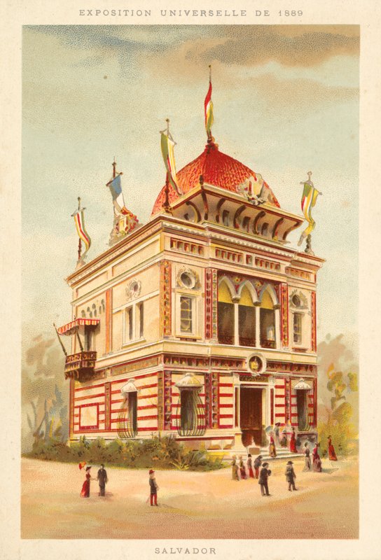 Pavillonen i El Salvador, Verdensudstilling 1889, Paris af French School