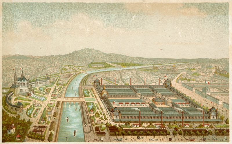Stedet for Verdensudstillingen, Paris af French School