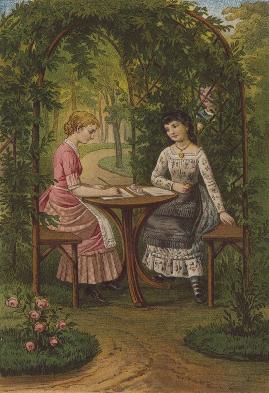 Roser og forglemmigej af German School