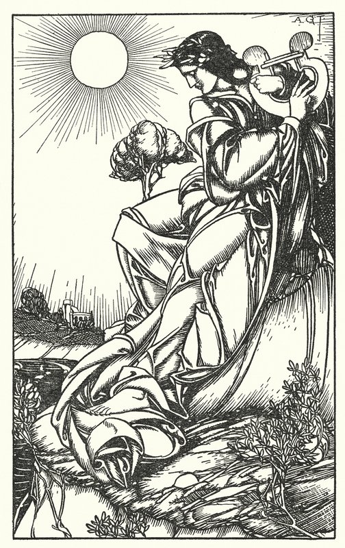 Illustration til Tennysons In Memoriam (kobberstik) af A. Garth Jones