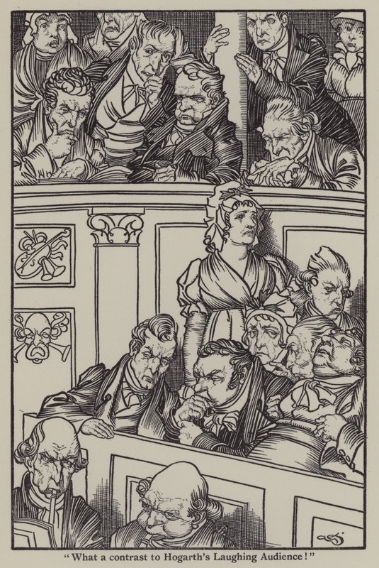Illustration til The Essays of Elia af Charles Lamb (litho) af A. Garth Jones