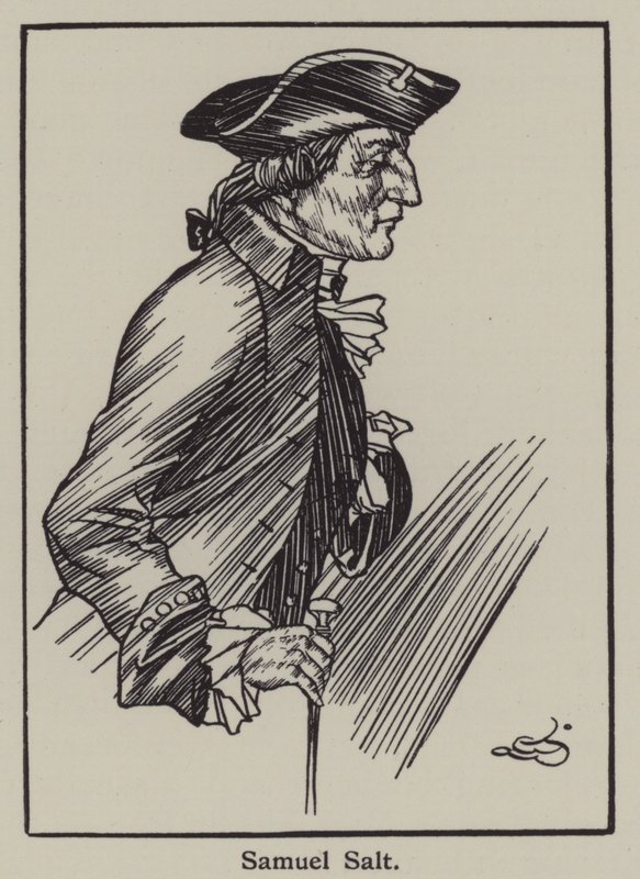 Illustration til The Essays of Elia af Charles Lamb (litho) af A. Garth Jones