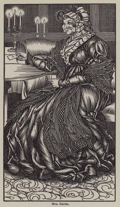 Illustration til The Essays of Elia af Charles Lamb (litho) af A. Garth Jones
