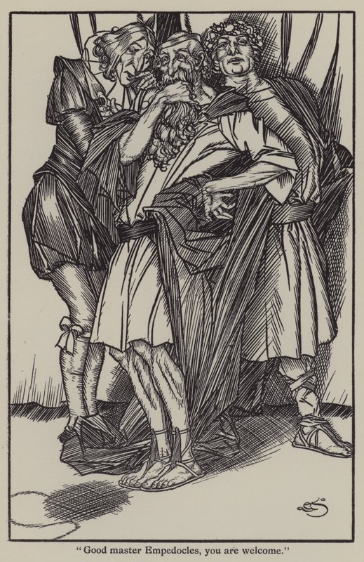 Illustration til The Essays of Elia af Charles Lamb (litho) af A. Garth Jones
