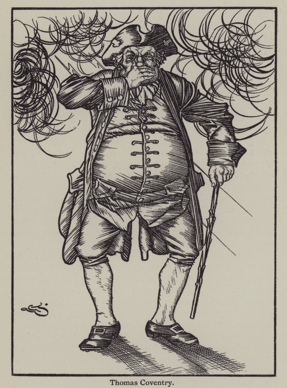 Illustration til The Essays of Elia af Charles Lamb (litho) af A. Garth Jones