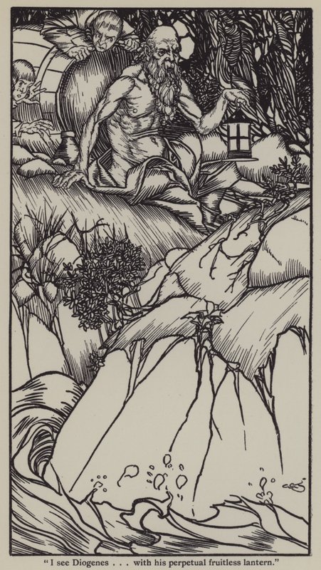 Illustration til The Essays of Elia af Charles Lamb (litho) af A. Garth Jones