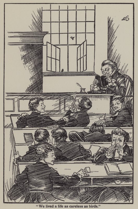 Illustration til The Essays of Elia af Charles Lamb (litho) af A. Garth Jones