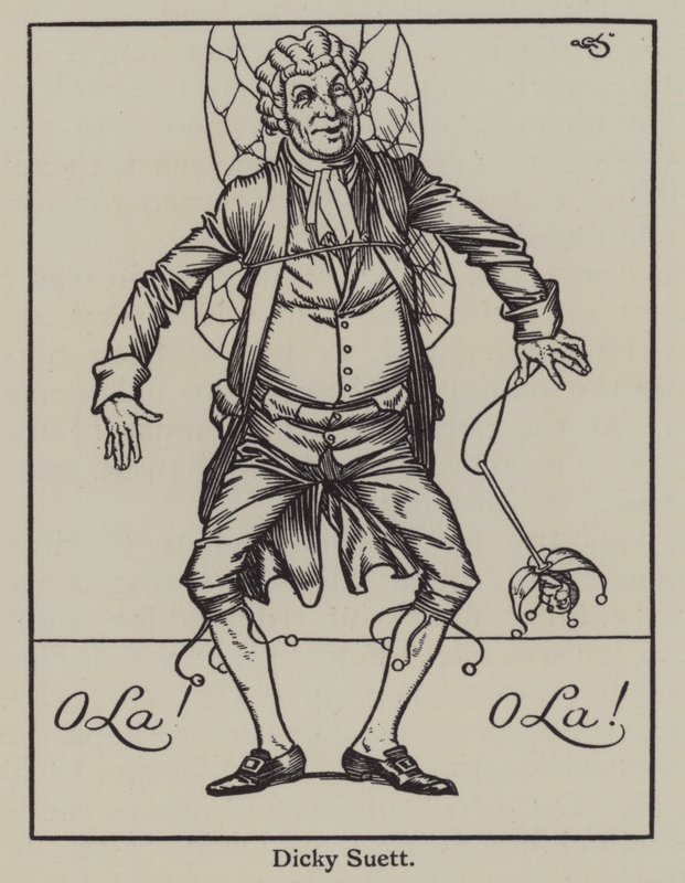 Illustration til The Essays of Elia af Charles Lamb (litho) af A. Garth Jones