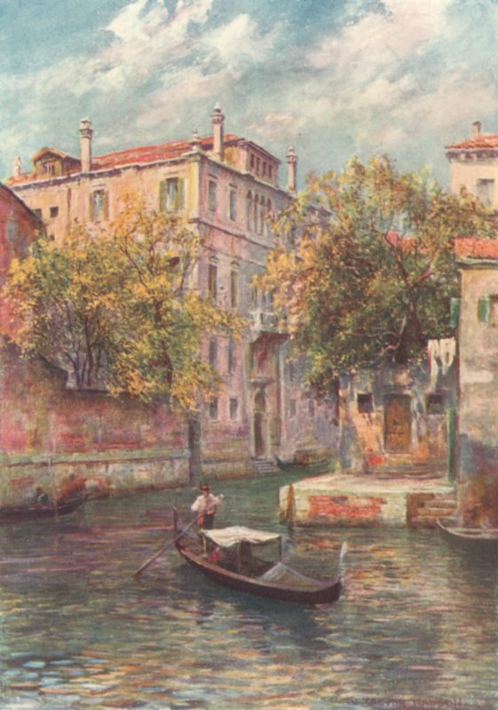 Palazzo Dona fra Rio S Polo af A. Trevor Haddon