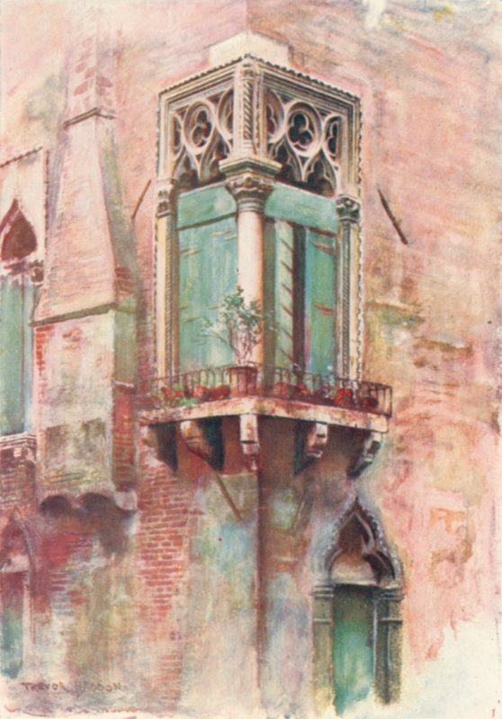 Palazzo Priuli vinkelvindue af A. Trevor Haddon