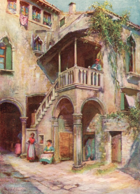 Trappe Palazzo Loredan af A. Trevor Haddon