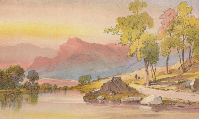 En spids af Ben Lomond (chromolitho) af Aaron Edwin Penley