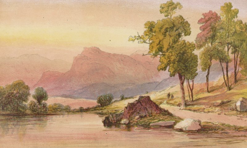 En spids af Ben Lomond (chromolitho) af Aaron Edwin Penley