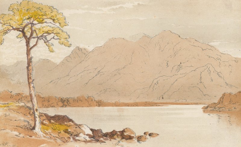 Crummock Water, Cumberland (chromolitho) af Aaron Edwin Penley