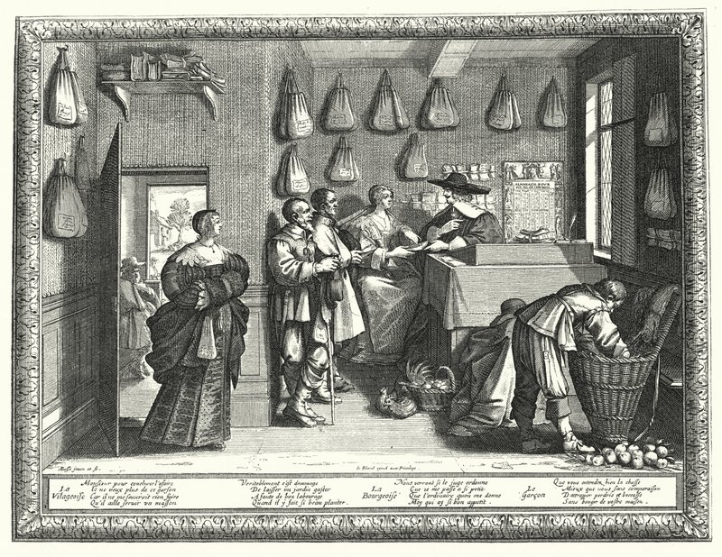 Advokaten (gravering) af Abraham (after) Bosse