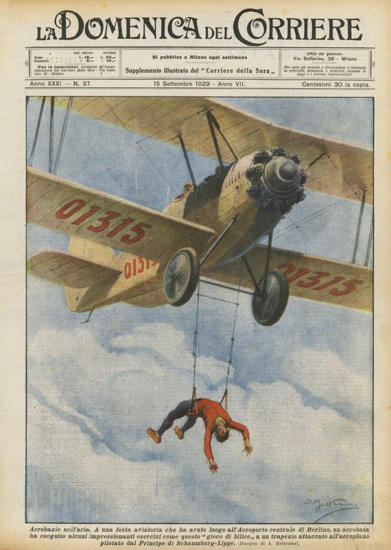 Akrobatik i luften af Achille Beltrame