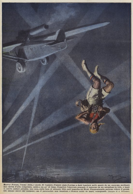 Harvey Powers, haubitsmanden, er død af Achille Beltrame