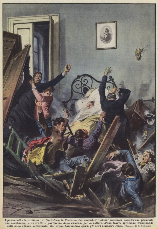 Gulvene, der falder sammen af Achille Beltrame