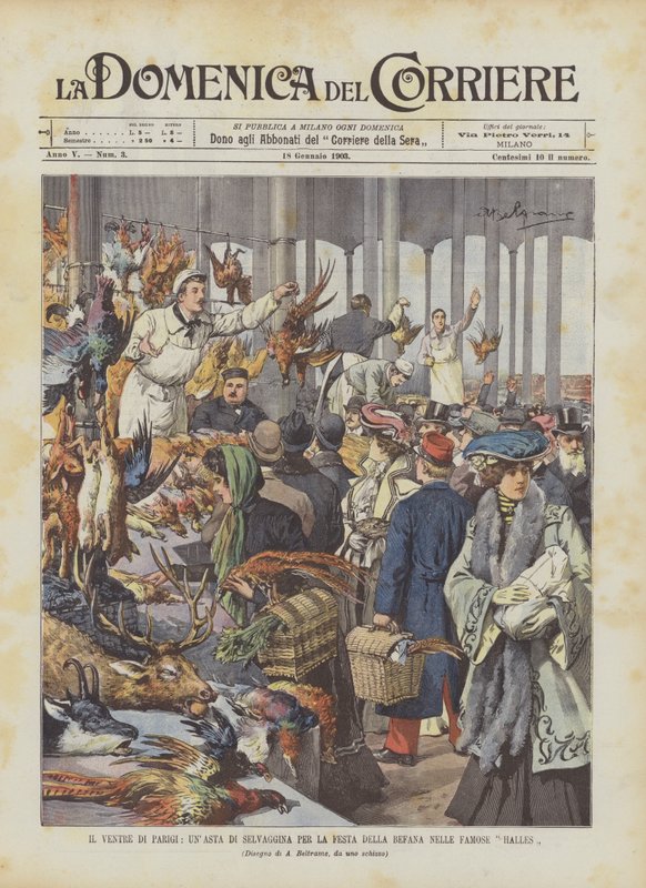 The Belly Of Paris, en spilauktion til Befana-festen i de berømte haller af Achille Beltrame