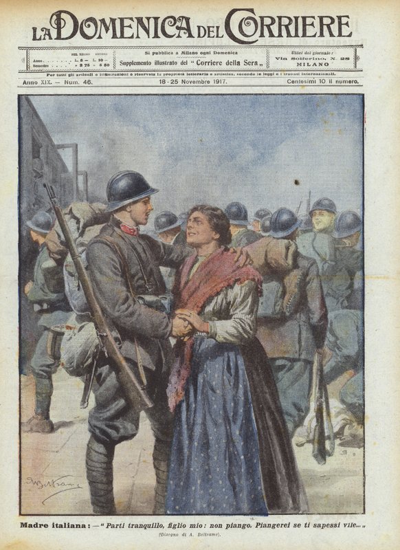 italiensk mor af Achille Beltrame