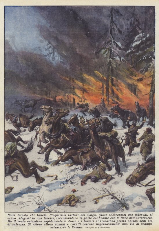 I den brændende skov af Achille Beltrame